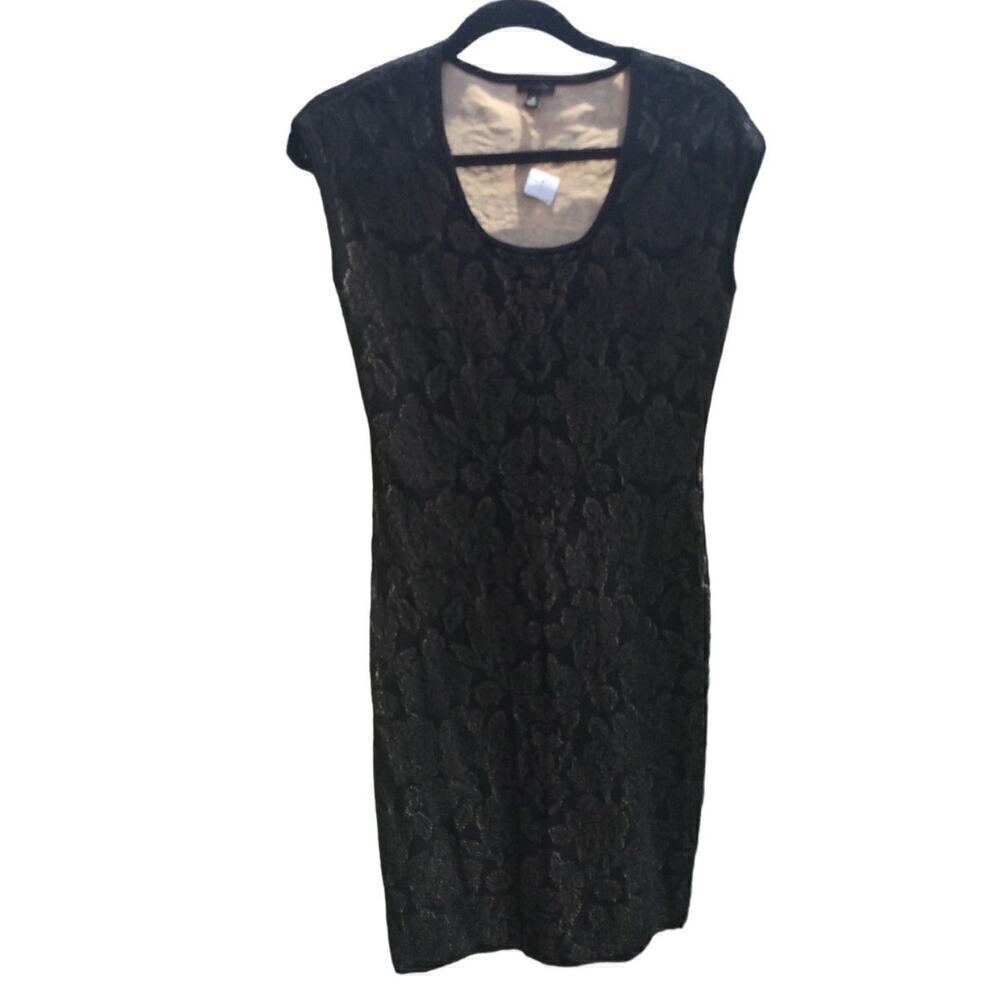 Ann Taylor womens lace mini dress M medium NEW black witchy formal‎ dance goth